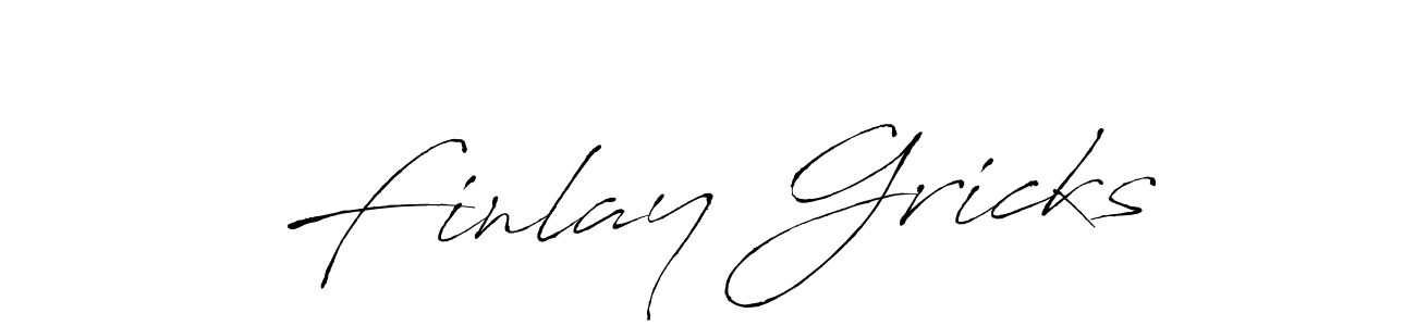 Design your own signature with our free online signature maker. With this signature software, you can create a handwritten (Antro_Vectra) signature for name Finlay Gricks. Finlay Gricks signature style 6 images and pictures png