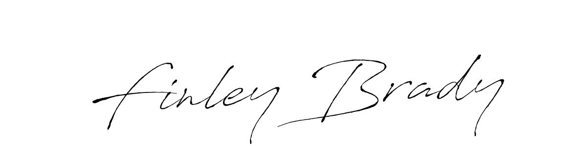 Finley Brady stylish signature style. Best Handwritten Sign (Antro_Vectra) for my name. Handwritten Signature Collection Ideas for my name Finley Brady. Finley Brady signature style 6 images and pictures png