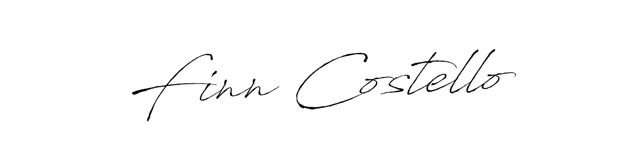 How to make Finn Costello signature? Antro_Vectra is a professional autograph style. Create handwritten signature for Finn Costello name. Finn Costello signature style 6 images and pictures png