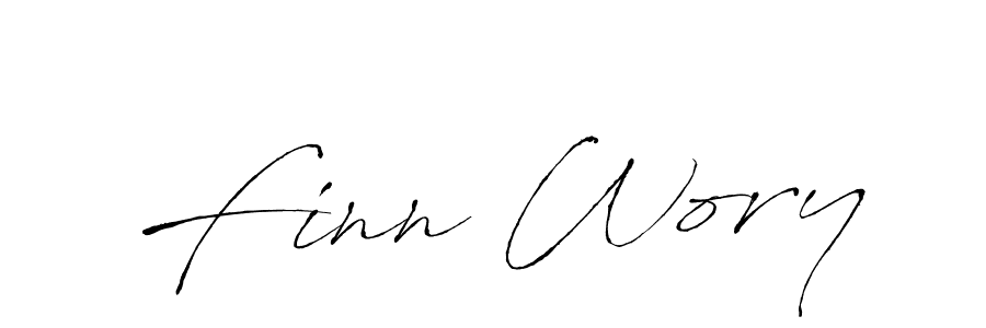 Design your own signature with our free online signature maker. With this signature software, you can create a handwritten (Antro_Vectra) signature for name Finn Wory. Finn Wory signature style 6 images and pictures png