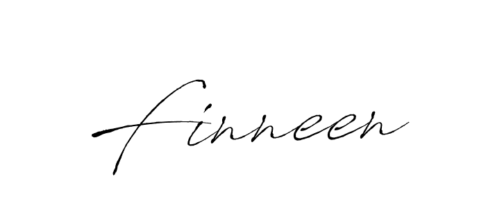 Use a signature maker to create a handwritten signature online. With this signature software, you can design (Antro_Vectra) your own signature for name Finneen. Finneen signature style 6 images and pictures png