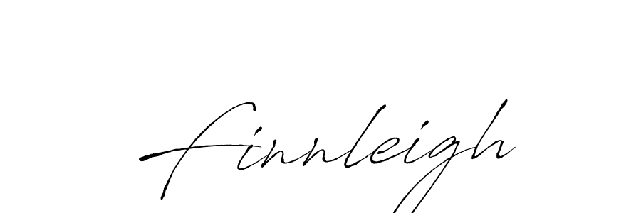 Make a beautiful signature design for name Finnleigh. With this signature (Antro_Vectra) style, you can create a handwritten signature for free. Finnleigh signature style 6 images and pictures png