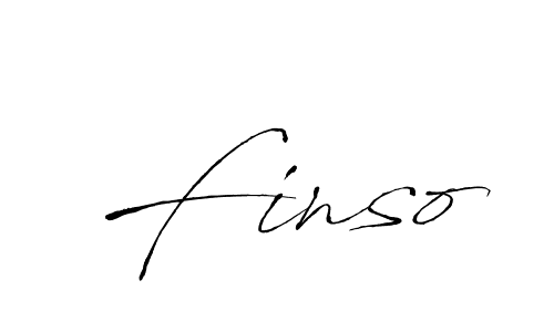 Once you've used our free online signature maker to create your best signature Antro_Vectra style, it's time to enjoy all of the benefits that Finso name signing documents. Finso signature style 6 images and pictures png