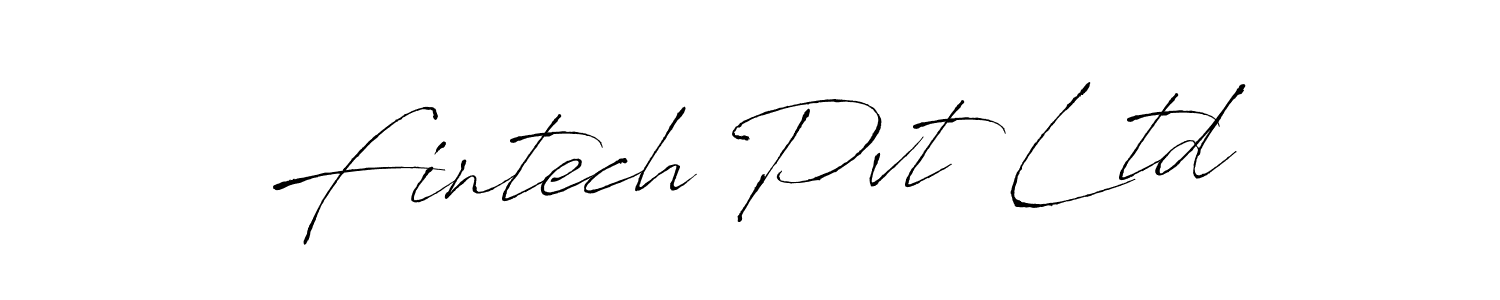 How to make Fintech Pvt Ltd name signature. Use Antro_Vectra style for creating short signs online. This is the latest handwritten sign. Fintech Pvt Ltd signature style 6 images and pictures png