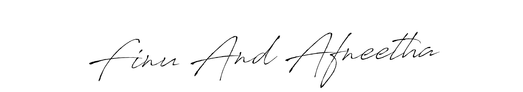 How to make Finu And Afneetha signature? Antro_Vectra is a professional autograph style. Create handwritten signature for Finu And Afneetha name. Finu And Afneetha signature style 6 images and pictures png