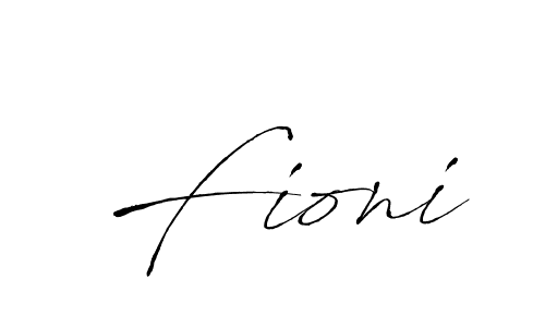 Use a signature maker to create a handwritten signature online. With this signature software, you can design (Antro_Vectra) your own signature for name Fioni. Fioni signature style 6 images and pictures png