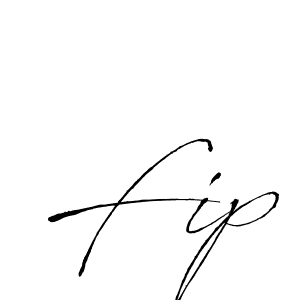 Create a beautiful signature design for name Fip. With this signature (Antro_Vectra) fonts, you can make a handwritten signature for free. Fip signature style 6 images and pictures png