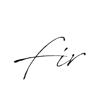 You should practise on your own different ways (Antro_Vectra) to write your name (Fir) in signature. don't let someone else do it for you. Fir signature style 6 images and pictures png