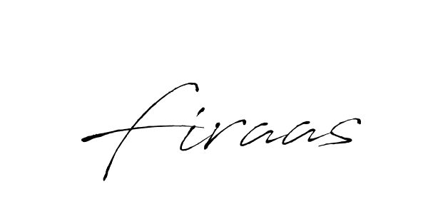Firaas stylish signature style. Best Handwritten Sign (Antro_Vectra) for my name. Handwritten Signature Collection Ideas for my name Firaas. Firaas signature style 6 images and pictures png
