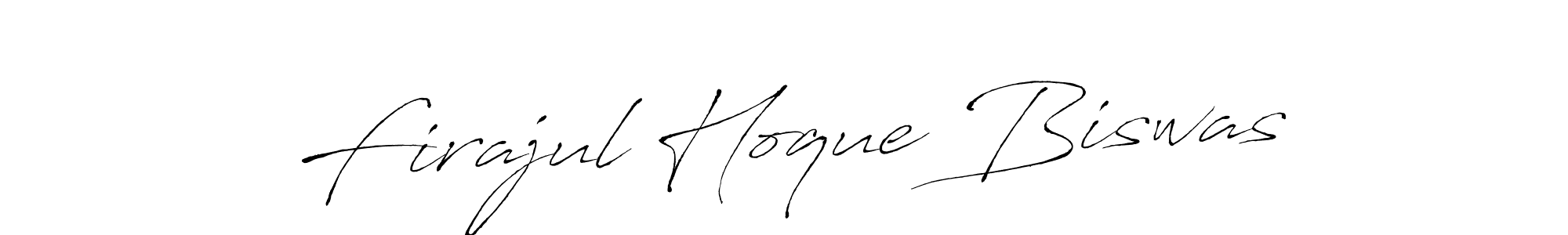 Antro_Vectra is a professional signature style that is perfect for those who want to add a touch of class to their signature. It is also a great choice for those who want to make their signature more unique. Get Firajul Hoque Biswas name to fancy signature for free. Firajul Hoque Biswas signature style 6 images and pictures png