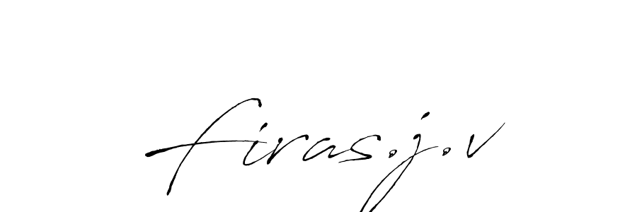 Use a signature maker to create a handwritten signature online. With this signature software, you can design (Antro_Vectra) your own signature for name Firas.j.v. Firas.j.v signature style 6 images and pictures png