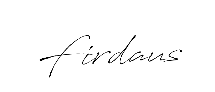 How to make Firdaus name signature. Use Antro_Vectra style for creating short signs online. This is the latest handwritten sign. Firdaus signature style 6 images and pictures png