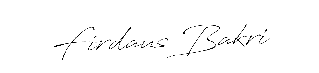 You should practise on your own different ways (Antro_Vectra) to write your name (Firdaus Bakri) in signature. don't let someone else do it for you. Firdaus Bakri signature style 6 images and pictures png