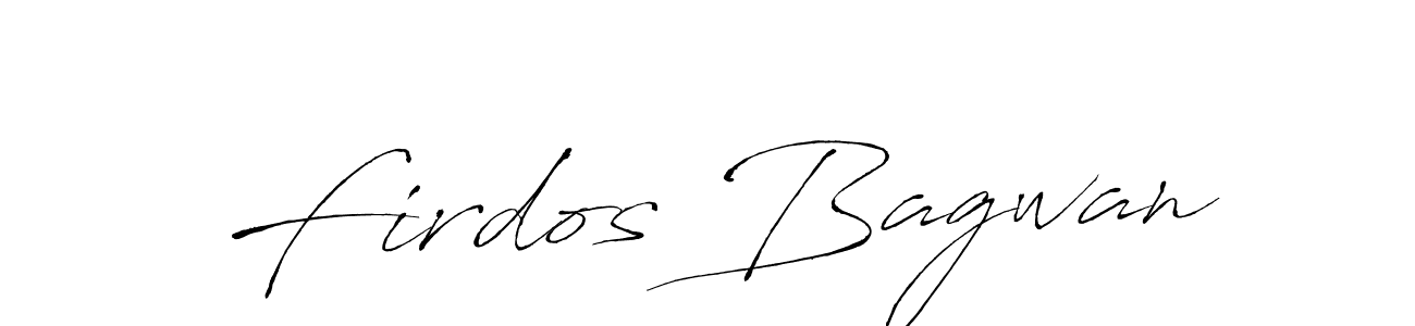 You should practise on your own different ways (Antro_Vectra) to write your name (Firdos Bagwan) in signature. don't let someone else do it for you. Firdos Bagwan signature style 6 images and pictures png