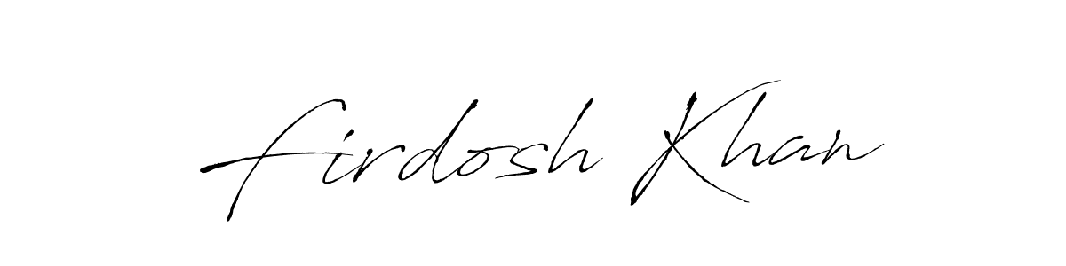if you are searching for the best signature style for your name Firdosh Khan. so please give up your signature search. here we have designed multiple signature styles  using Antro_Vectra. Firdosh Khan signature style 6 images and pictures png