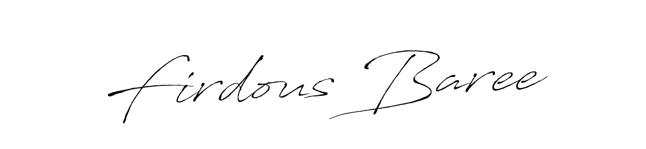 This is the best signature style for the Firdous Baree name. Also you like these signature font (Antro_Vectra). Mix name signature. Firdous Baree signature style 6 images and pictures png