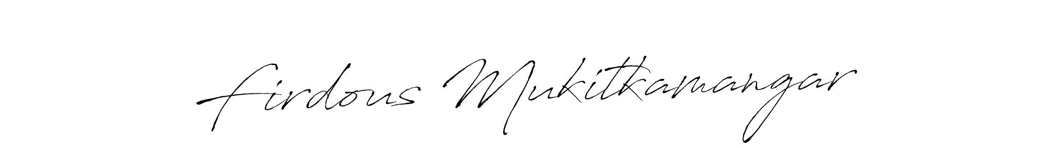 Also we have Firdous Mukitkamangar name is the best signature style. Create professional handwritten signature collection using Antro_Vectra autograph style. Firdous Mukitkamangar signature style 6 images and pictures png