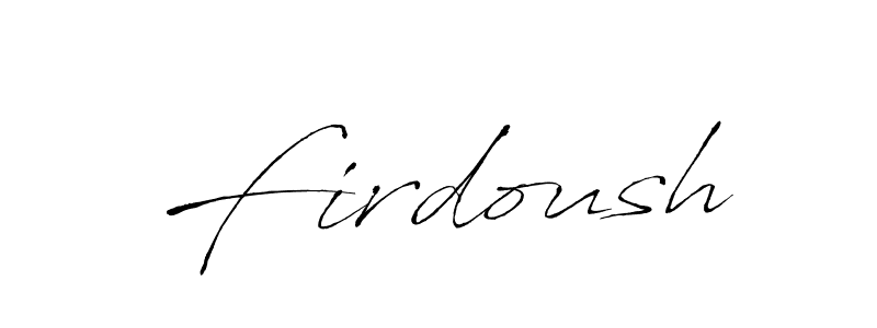 How to Draw Firdoush signature style? Antro_Vectra is a latest design signature styles for name Firdoush. Firdoush signature style 6 images and pictures png