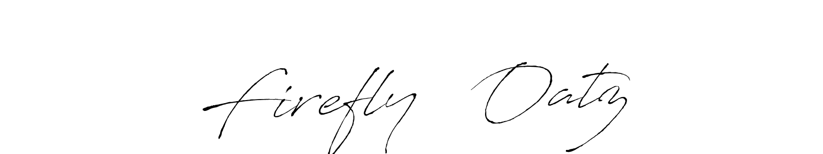 Design your own signature with our free online signature maker. With this signature software, you can create a handwritten (Antro_Vectra) signature for name Firefly ♥ Oatz. Firefly ♥ Oatz signature style 6 images and pictures png