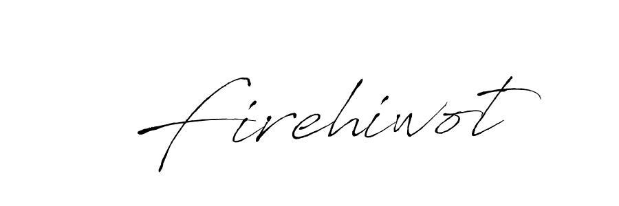 You should practise on your own different ways (Antro_Vectra) to write your name (Firehiwot) in signature. don't let someone else do it for you. Firehiwot signature style 6 images and pictures png
