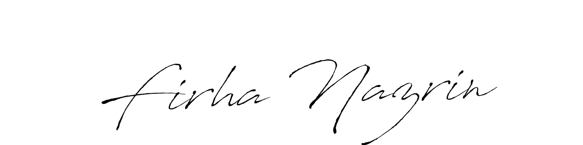 Antro_Vectra is a professional signature style that is perfect for those who want to add a touch of class to their signature. It is also a great choice for those who want to make their signature more unique. Get Firha Nazrin name to fancy signature for free. Firha Nazrin signature style 6 images and pictures png