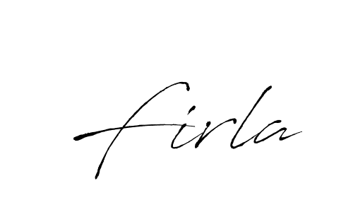 Create a beautiful signature design for name Firla. With this signature (Antro_Vectra) fonts, you can make a handwritten signature for free. Firla signature style 6 images and pictures png