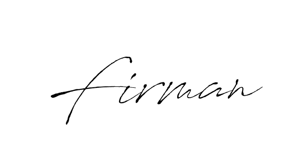 Also You can easily find your signature by using the search form. We will create Firman name handwritten signature images for you free of cost using Antro_Vectra sign style. Firman signature style 6 images and pictures png