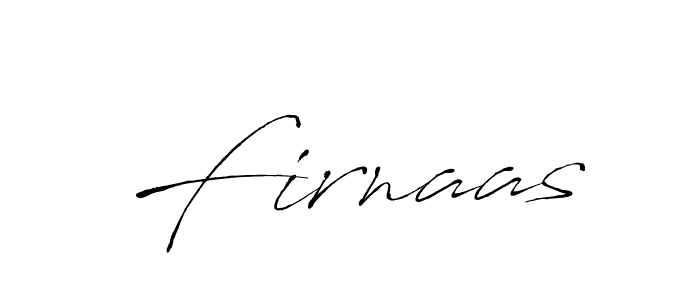 Use a signature maker to create a handwritten signature online. With this signature software, you can design (Antro_Vectra) your own signature for name Firnaas. Firnaas signature style 6 images and pictures png