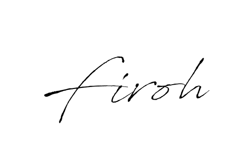 Similarly Antro_Vectra is the best handwritten signature design. Signature creator online .You can use it as an online autograph creator for name Firoh. Firoh signature style 6 images and pictures png