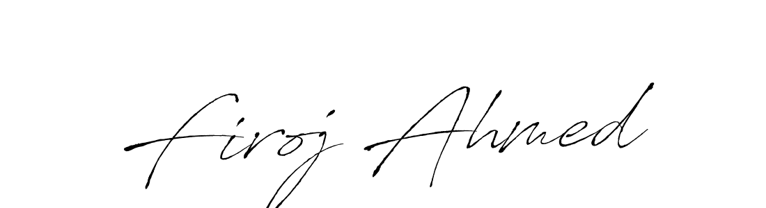 Also we have Firoj Ahmed name is the best signature style. Create professional handwritten signature collection using Antro_Vectra autograph style. Firoj Ahmed signature style 6 images and pictures png