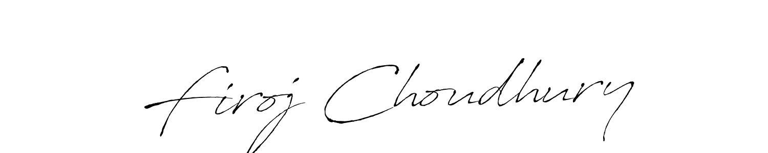 Antro_Vectra is a professional signature style that is perfect for those who want to add a touch of class to their signature. It is also a great choice for those who want to make their signature more unique. Get Firoj Choudhury name to fancy signature for free. Firoj Choudhury signature style 6 images and pictures png