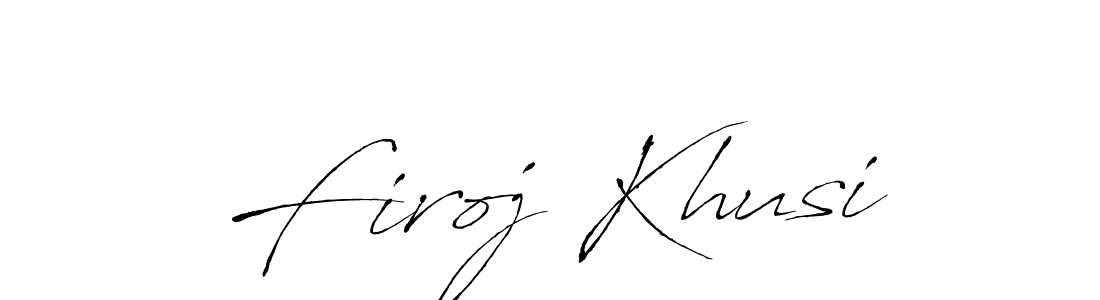 Also You can easily find your signature by using the search form. We will create Firoj Khusi name handwritten signature images for you free of cost using Antro_Vectra sign style. Firoj Khusi signature style 6 images and pictures png