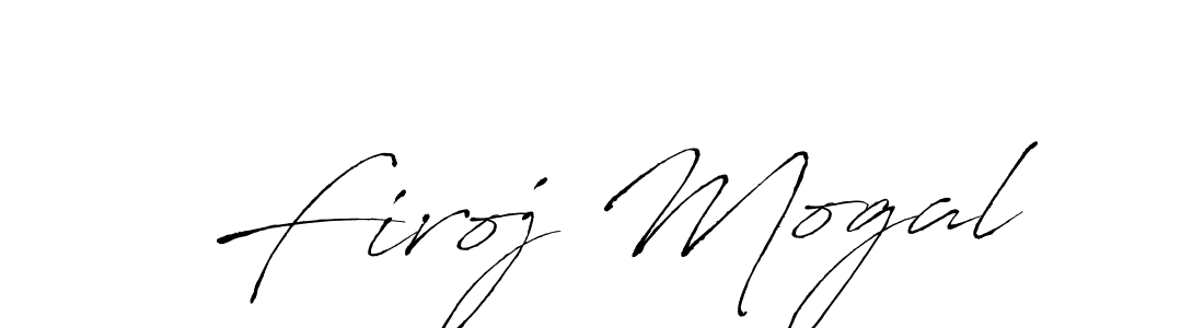 Design your own signature with our free online signature maker. With this signature software, you can create a handwritten (Antro_Vectra) signature for name Firoj Mogal. Firoj Mogal signature style 6 images and pictures png