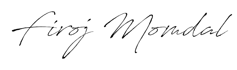 Get inspired by this graceful Antro_Vectra signature style for name Firoj Momdal. Smooth loops and balanced proportions for everyday use. Firoj Momdal signature style 6 images and pictures png