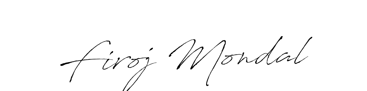 Also we have Firoj Mondal name is the best signature style. Create professional handwritten signature collection using Antro_Vectra autograph style. Firoj Mondal signature style 6 images and pictures png