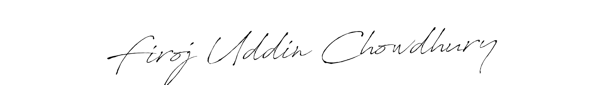 Also we have Firoj Uddin Chowdhury name is the best signature style. Create professional handwritten signature collection using Antro_Vectra autograph style. Firoj Uddin Chowdhury signature style 6 images and pictures png