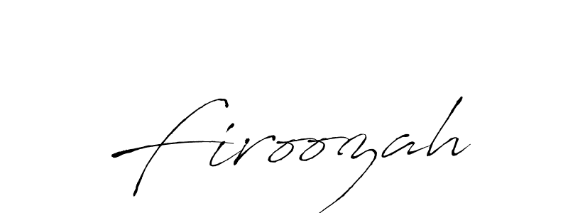 Design your own signature with our free online signature maker. With this signature software, you can create a handwritten (Antro_Vectra) signature for name Firoozah. Firoozah signature style 6 images and pictures png