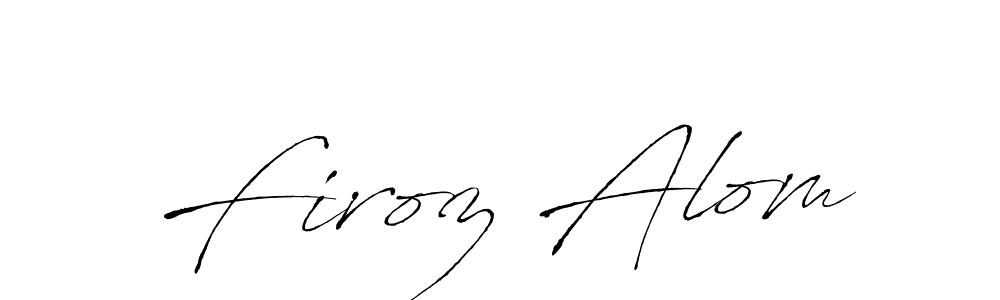 Create a beautiful signature design for name Firoz Alom. With this signature (Antro_Vectra) fonts, you can make a handwritten signature for free. Firoz Alom signature style 6 images and pictures png