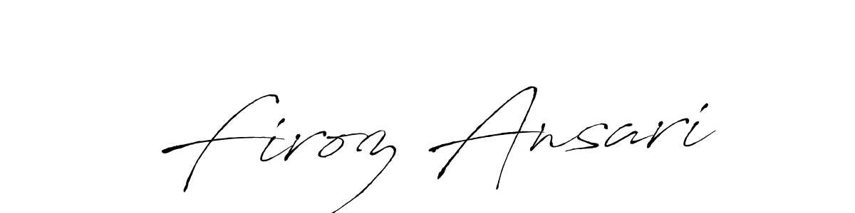 How to Draw Firoz Ansari signature style? Antro_Vectra is a latest design signature styles for name Firoz Ansari. Firoz Ansari signature style 6 images and pictures png