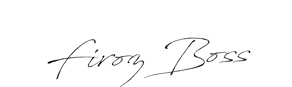 This is the best signature style for the Firoz Boss name. Also you like these signature font (Antro_Vectra). Mix name signature. Firoz Boss signature style 6 images and pictures png