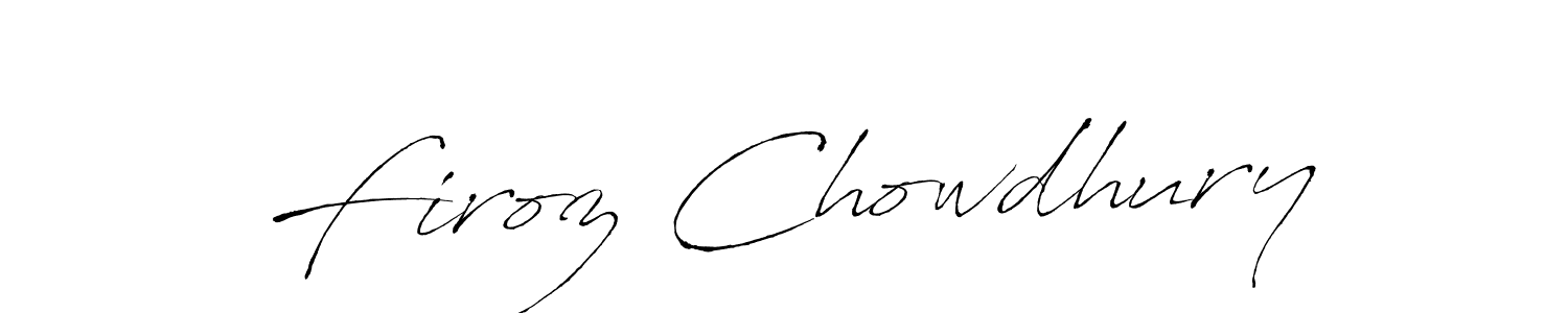 The best way (Antro_Vectra) to make a short signature is to pick only two or three words in your name. The name Firoz Chowdhury include a total of six letters. For converting this name. Firoz Chowdhury signature style 6 images and pictures png