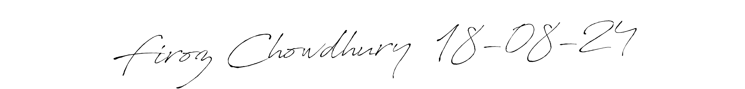 Similarly Antro_Vectra is the best handwritten signature design. Signature creator online .You can use it as an online autograph creator for name Firoz Chowdhury  18-08-24. Firoz Chowdhury  18-08-24 signature style 6 images and pictures png