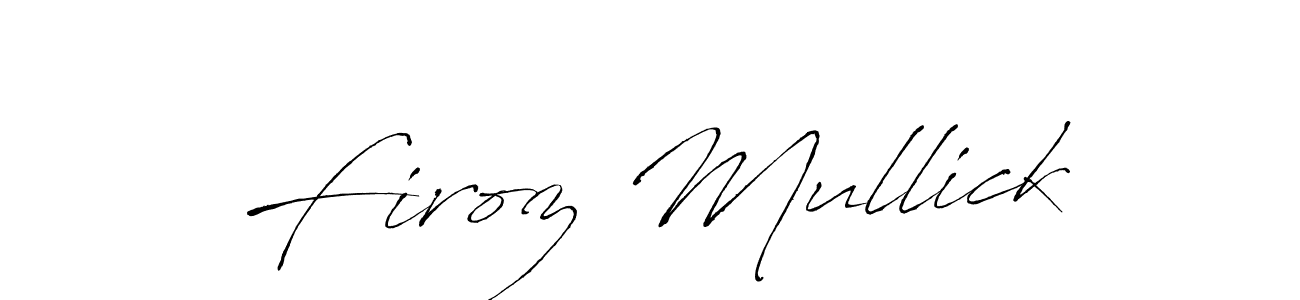 How to Draw Firoz Mullick signature style? Antro_Vectra is a latest design signature styles for name Firoz Mullick. Firoz Mullick signature style 6 images and pictures png