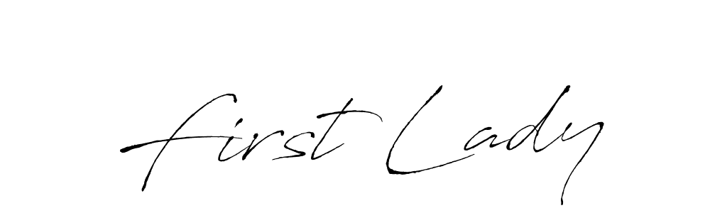 How to Draw First Lady signature style? Antro_Vectra is a latest design signature styles for name First Lady. First Lady signature style 6 images and pictures png