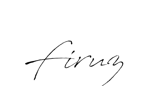 Create a beautiful signature design for name Firuz. With this signature (Antro_Vectra) fonts, you can make a handwritten signature for free. Firuz signature style 6 images and pictures png