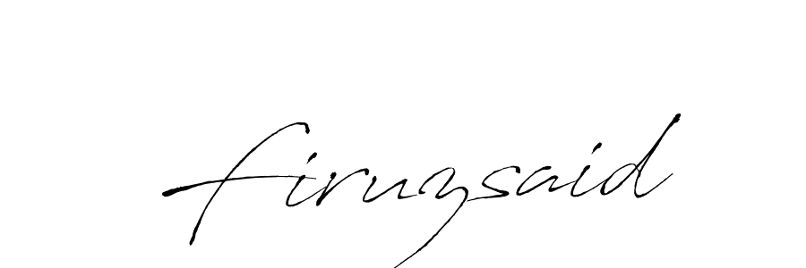 Create a beautiful signature design for name Firuzsaid. With this signature (Antro_Vectra) fonts, you can make a handwritten signature for free. Firuzsaid signature style 6 images and pictures png