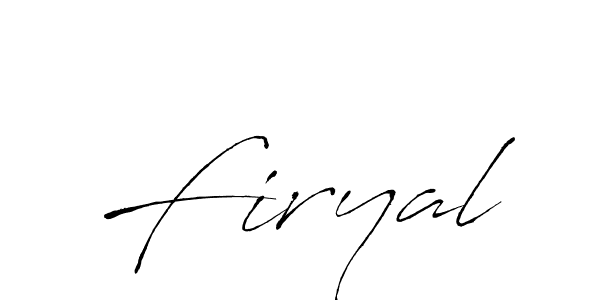 You should practise on your own different ways (Antro_Vectra) to write your name (Firyal) in signature. don't let someone else do it for you. Firyal signature style 6 images and pictures png