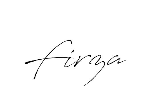 The best way (Antro_Vectra) to make a short signature is to pick only two or three words in your name. The name Firza include a total of six letters. For converting this name. Firza signature style 6 images and pictures png