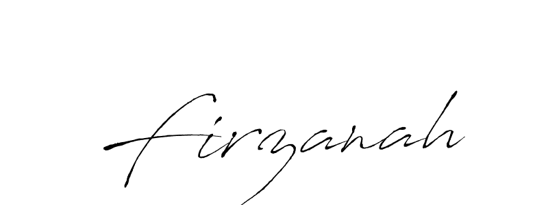 How to make Firzanah name signature. Use Antro_Vectra style for creating short signs online. This is the latest handwritten sign. Firzanah signature style 6 images and pictures png