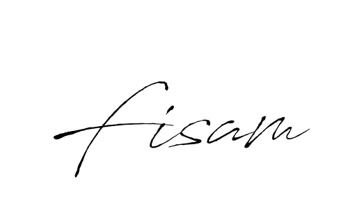 Use a signature maker to create a handwritten signature online. With this signature software, you can design (Antro_Vectra) your own signature for name Fisam. Fisam signature style 6 images and pictures png